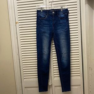 AMERICAN EAGLE SUPER STRETCH HI-RISE JEGGINGS